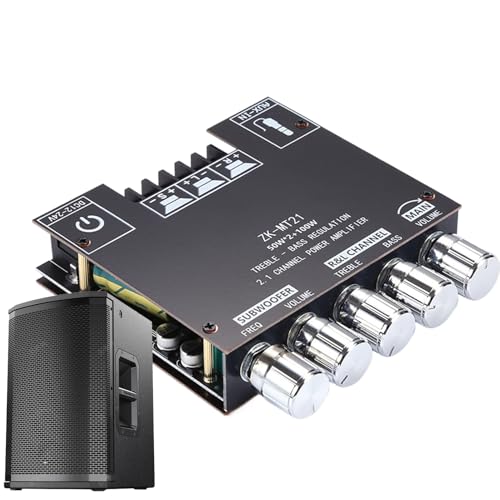 Kabellose Verstärkerplatine | 2.1 Kanalverstärkerboard – Subwoofer 100 W, kabelloser Audio-Empfänger für den Live-Theatergeschäft im Freien