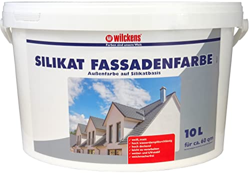 Wilckens Silikat Fassadenfarbe matt, 10 l, Weiß