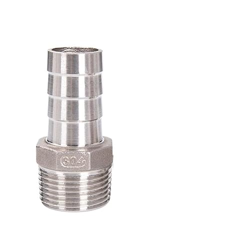 1 stück 6mm 8mm 10mm 12mm 13mm 14mm 15mm 16mm 18mm 19mm Schlauch Barb X 1/8 "1/4" 3/8 "1/2" BSP Außengewinde 304 Edelstahl Rohr Fitting(6mm)