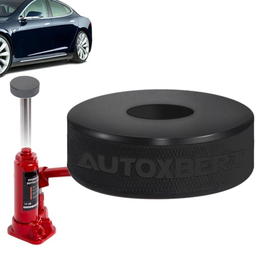Universelle Hydraulischer Wagenheber Gummiauflage Jack Pads mit 25mm Wagenheber Adapter Gummipuffer ür Schützt Ihren PKW und SUV