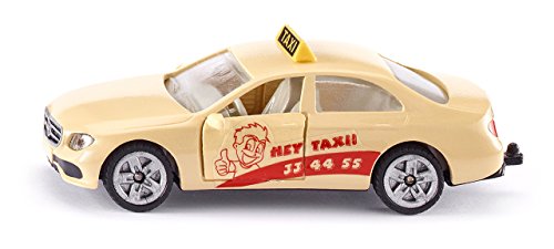siku 1502, Taxi, Metall/Kunststoff, Cremefarben, Öffenbare Türen, Anhängerkupplung