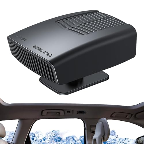 Autoheizung, Lüfter für Autoheizung, 150 W Heizung, 2-in-1-Lüfter, 360 Grad drehbare Heizung, Trockner
