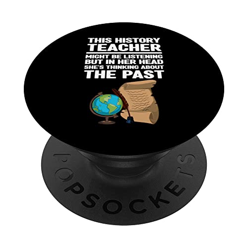 Dieser Geschichtslehrer könnte ein Lehrer der Hörschule sein PopSockets mit austauschbarem PopGrip