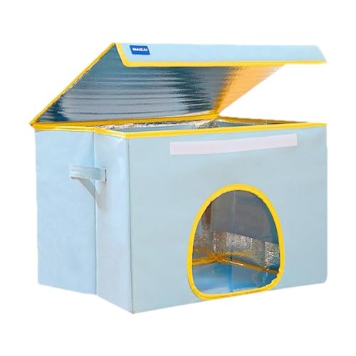 FewNvWa Hundeunterkunft für Innen Und Außen, Geeignet für Verschiedene Wetterbedingungen, Tierwohnungen für Kleine Tiere, 50x40x38cm