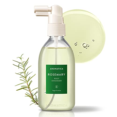 AROMATICA Rosmarinwurzel-Verstärker 100 ml – Rosmarin wasser haare Pflegendes Kopfhautspray mit ätherischen Ölen – haarwachstum beschleunigen – haarausfall frau – sulfat-, silikon- und parabenfrei