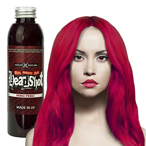 Weinrote Haarfarbe Headshot Peng! Peng!, Semi-permanente Haartönung 150 ml