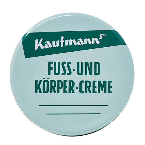 3x Kaufmanns Fuss- und Körper-Creme, macht ihre Füße glatt und geschmeidig. Zudem schützt Sie die Haut vor Austrocknung und bildet einen angenehmen Schutzfilm, 50 ml