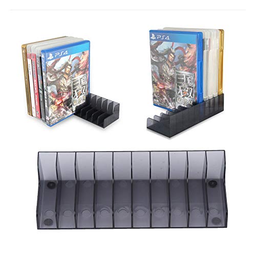 Spielkarten-CD-DVD-Aufbewahrungsregal, Offenes Regal, 2 Stück, Universelle Spielkartenbox, Filmregal, Organizer für Blu-Ray-Videospielhüllen, CDs, VHS-Kassetten,
