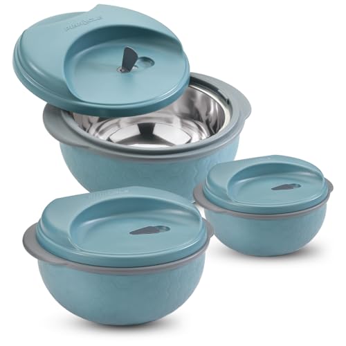 Mikrowellengeeignet Edelstahl-Lunchbox -Thermobehälter/Schüssel aus Edelstahl -Weithalsdesign -leicht zu öffnender Deckel -Warmhaltebox, gesunde Mahlzeitenvorbereitung- hält Speisen warm/kalt