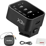 Godox X3C X3-C X3 C TTL Wireless Flash Trigger für Canon, 2.4GHz Wireless System, High-Definition LED Bildschirm, eingebaute Lithium Batterie für Canon EOS Kameras