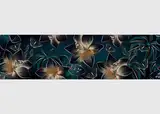 Blumen Selbstklebende Bordüre, Küche, Wohnzimmer, Wand Sticker, Mehrfarbig, von AG Design | 500 x 13,8 cm | AWB 8440 (Blumen)