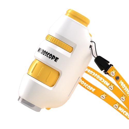 hindraem Mini Mikroskopspielzeug für Outdoor Reisen und Entdeckungsfotos und aufzeichnungen hilft Jungen Biologen, Handheld Version【7】