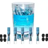 VOVCIG Zigarettenfilter, die Teer und Chemikalien entfernen,verlängern Einweg-Zigarettenfilter,die für normale und 5,5 mm leichte Zigaretten geeignet sind (blau 100 Stück)