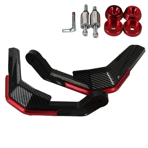 Kustimantu Motorrad -Handwächter, Motorrad -Hand wächst - Wetterfestes schockabsorbierender verstärkter Handwächter,Ergonomische leichte Automobilkörperteile Accessoires für Street Sports Racing Trail