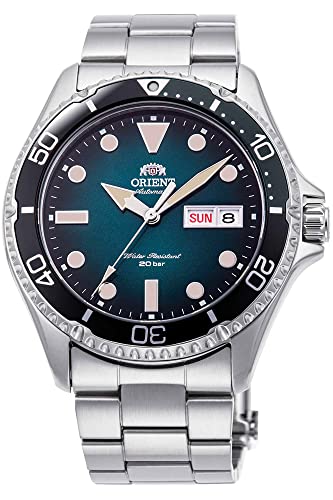 Orient Herren Analog Automatik Uhr mit Edelstahl Armband RA-AA0811E19B