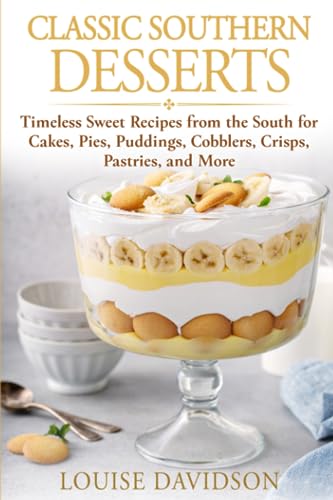 Classic Southern Desserts: Timeless Sweet Recipes from the South for Cakes, Pies, Puddings, Cobblers, Crisps, Pastries, and More (American Soul Food Cooking)