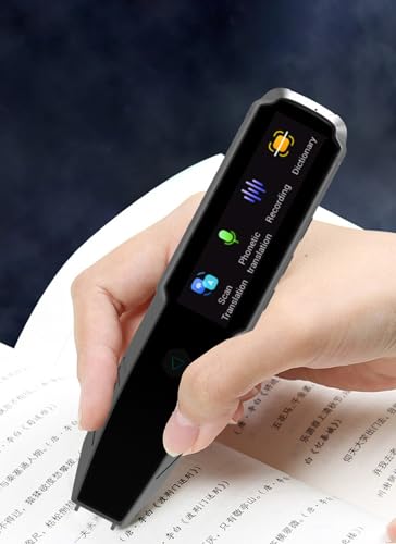 Sprachübersetzer-Stift, Intelligente Übersetzung, Unterstützt 112 Sprachen mit Offline-Scannen für Reisen und Lernen bei Legasthenie, Unterstützt 112 Sprachen Offline