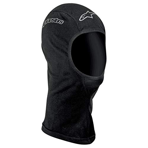 Alpinestars OPEN FACE BALACLAVA Sturmhaube, Gesichtshaube für Damen & Herren, Sturmhaube für Outdoorsports, Motorrad, Fahren, Winddicht, Schwarz, Einheitsgröße
