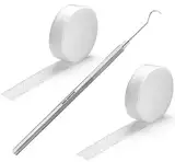 Kosmetex 2x Tamponade für Füßnägel und den Nagelfalz 1x Wattehaken zum tamponieren vom Zehen-Nagel, Set 1