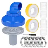 POFIBO Pool Einlaufdüse 32mm, 360° Drehbar Pool Düsen Set für Intex Bestway Swimmingpool, Pool Auslassdüse mit Pool Anschluss Zubehör, Ø32/38 Pooldüsenset, Pool Einströmdüse, Pool Düse Verstellbar