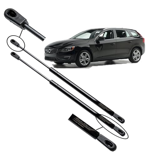 Ramor Strutz 2x Gasfeder Dämpfer Heckklappe Kompatibel mit Volvo V60 2010-2018. Gasdruckfeder Heckklappendämpfer Ersatz für 31297080 und Andere.