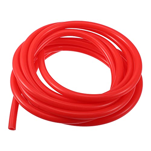 A ABSOPRO Universal Auto Silikon Vakuum Schlauch Rohr 4mm 9.84ft Rot