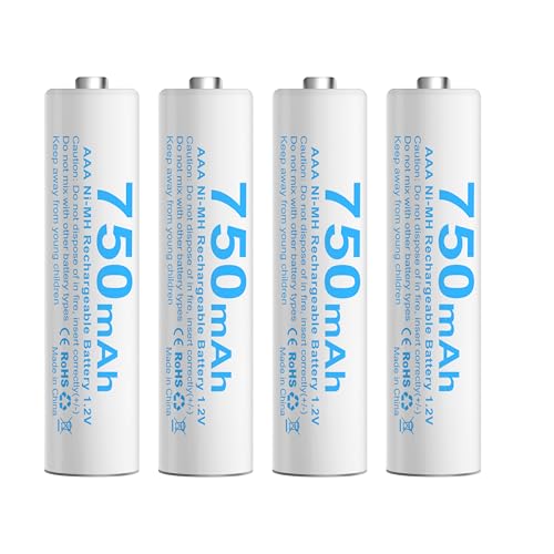 Ersatzakku AAA HR03 kompatibel mit Gigaset Schnurlostelefonen 750 mAh (4)