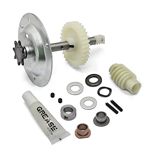 Getriebe- und Ritzel-Ersatz-Set für Liftmaster 41c4220a 41a2817, passend für Chamberlain, Sears, Craftsman 1/3 und 1/2 HP Kettenantriebs-Modelle (Kettenantriebsgetriebe und Ritzel-Set)