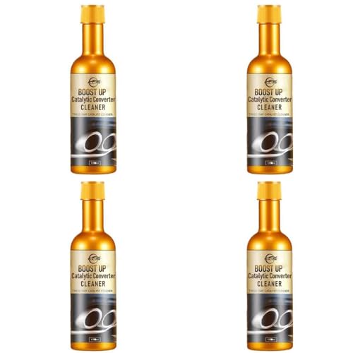 Catalytic Converter Cleaner Reiniger Agent for Vehicle, Auto Katalysator Reiniger Diesel für Motor Katalysator Booster, Kat Reiniger Benzin, Catalytic Converter Cleaner Engine Booster Cleaner (4PC)