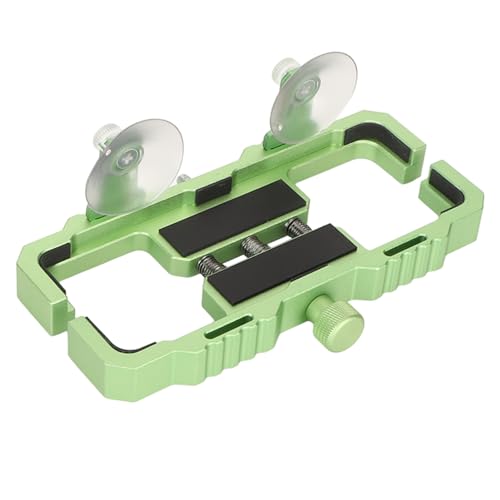 Einstellbarer Handy Bildschirmtrenner mit 2 Saugnäpfen Aluminiumlegierung Handy Saugnapf Bildschirm Reparatur Werkzeug Tragbare Handy Reparaturhalterung für Motherboard Reparatur Wartung