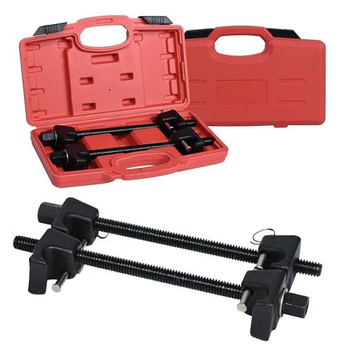 ROSEJANE 2tlg KFZ Federspanner Set, Profi Auto KFZ Feder Spanner Tuning Tieferlegungsspanner 300MM
