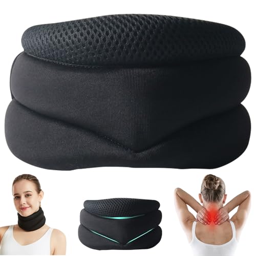 Mineup Nackenstütze, Halskrause Mensch Für Den Schla, Neck Support, Halskrause Für Schnarchen, Nackenbandage, Nackenstrecker, Einstellbar Halskrause Für Den Schlaf Schmerzen Und Druck Frauen Männer