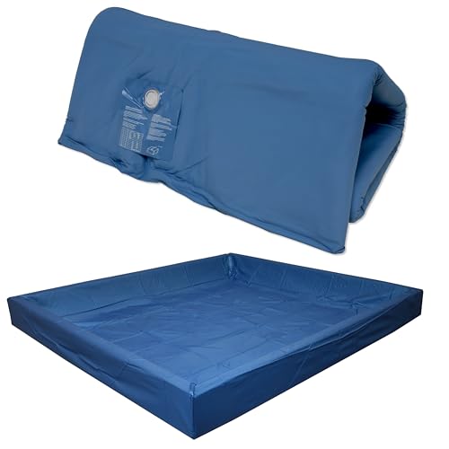 AQUA ROYAL Wasserbetten Matratze Softside Mono/UNO Wasserkern + Sicherheitsliner 180x200 cm für Wasserbett leichte Beruhigung F3