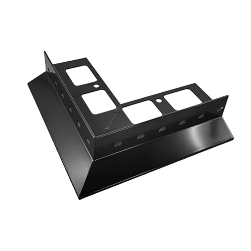 Renoplast® Aluminium Ecke 90° für Traufprofil D25 Graphit | Fertigstellung von Terrassen und Balkonen | Fliesenböden auf Klebemörtel | Wasser ablaufsysteme Winkelprofil