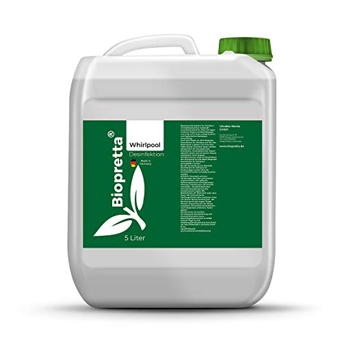 biopretta Reinigungsmittel Whirlpool 5000ml Vorteilspack Reiniger für Whirlpool Sprudelbecken Schwimmbadbedarf