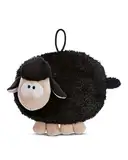 NICI Kuscheltier Wärmflasche Schaf 350ml 25cm Schwarz - Kuscheliges Wärmetier, Wärmflasche-Tier ab 10 Monaten, Plüschtier Bettflasche für Kinder & Erwachsene - 49924