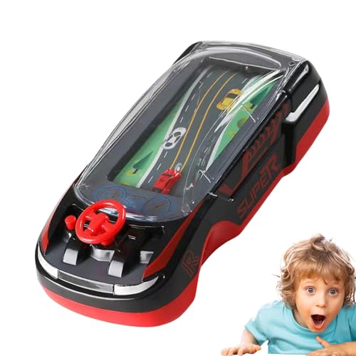 Rennwagen Spielkonsole,Lenkrad Autorennspielzeug Abenteuer | Zweispieler-, Fahrsimulator, Interaktives Familien-Spielzeug Für Rennen