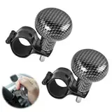 Universal Lenkradknauf Spinner, 2 Stück Lenkhilfe, Auto Lenkradknauf, Einstellbar Lenkradknopf, Abnehmbar Steuerknopf Spinner, Lenkrad Zubehör für Auto LKW Traktor Gabelstapler Rasenmäher Boot