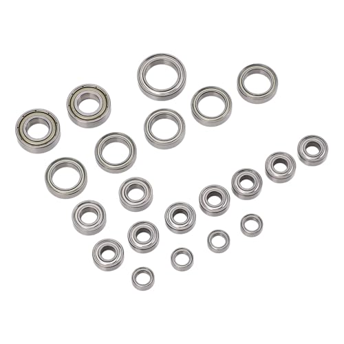 21pcs Edelstahl RC -Autolager Kit für Slash 4x4 - Hohe Rotationsgenauigkeit und Verbesserte Leistung