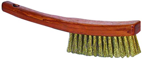 Gerlon 578 Bürste, vermessingt, Holzgriff, liegend