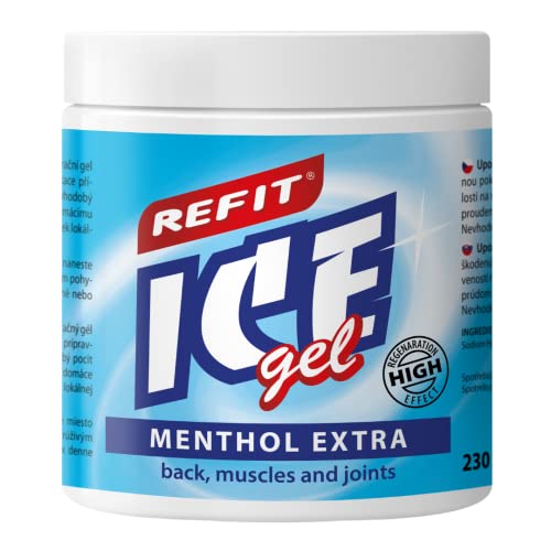 REFIT® Ice Gel Menthol Extra 230 ml – Extra Schmerzgel – hoher Mentholgehalt – extra kühlend – geeignet für Freizeit- und Profisport – zur Regeneration und Entspannung – einzigartige Formel