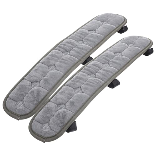 SECFOU Armlehnenbezüge Für Bürostuhl Schutzpolster Aus Wasserabweisendem Material Kristallgrau Ideal Für Ergonomischen Komfort Und Schutz Der Armlehnen