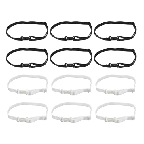 jojofuny 20St Elastic Strap Extender mit Mit Kunststoffschnalle, jk verlängerungsgürtel weiße fliege elastische Band für DIY Zubehör Fliege