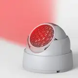 NEWZEROL Ir Illuminator Infrarotlampe Kompatibel Quest 3/Quest2/Quest/PS VR2/Pico 4 No-Light Disturbance, Hochempfindliches Nachtsicht-Zusatzlicht mit Europäischem Standard-Schalteradapter(1,5 m) Weiß