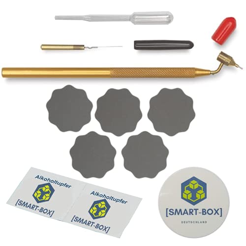 [SMART-BOX] Lackstift für Autolack - Kratzer und Steinschläge perfekt & einfach Ausbessern - mit Deutscher Anleitung | Loew Cornell Fine Line Painting Pen | Kemper Fluid Writer Pen