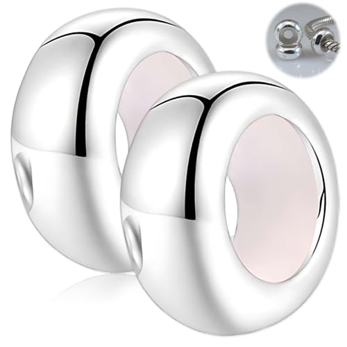 Crrynuo Charms Stopper 925 Sterling Silber, Spacer Charm Spacer Bead für Charm Bead Armband Anhänger