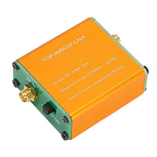 HF Verstärker, LNA Modul Verstärkung 20DB Audioverstärker RF Verstärkermodul 0.1MHz-6GHz Frequenzfähigkeit, für Kurzwelle FM Funk Software Defined Radio (Wird mit einem