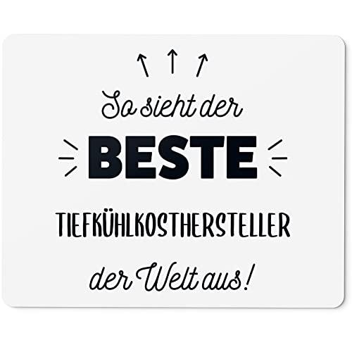 JUNIWORDS Mauspad Mousepad, So Sieht der Beste Tiefkühlkosthersteller der Welt aus! (5875402)