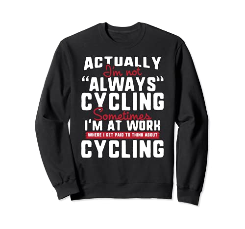 Radsportdesign für Radsportler und Radshop-Mitarbeiter Sweatshirt