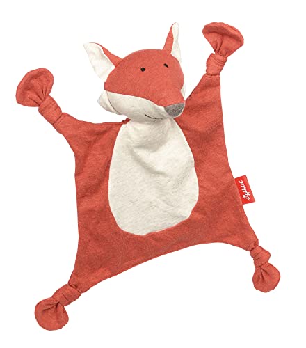 sigikid 39795 Schnuffeltuch Tiercharakter Fuchs, orange/Fuchs/26cm
